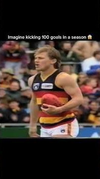 On this day in 1993, Tony Modra became the first Crow to kick 100 goals in a season 👑 #afl #modra