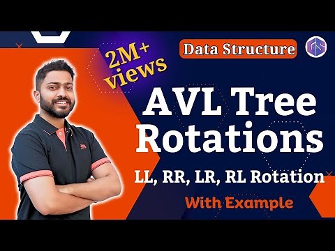 Lec-59: How to Create AVL tree | LL, RR, LR, RL Rotation in AVL | Data Structure
