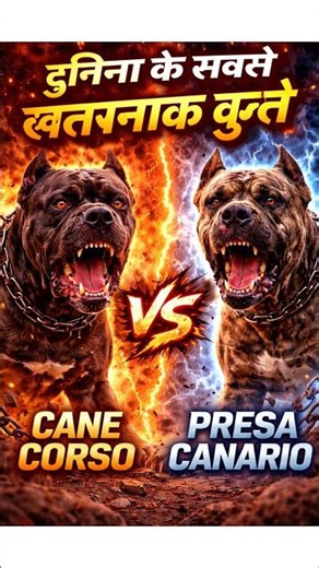 Cane Corso vs Presa Canario – Most Dangerous Dogs? 🐕🔥