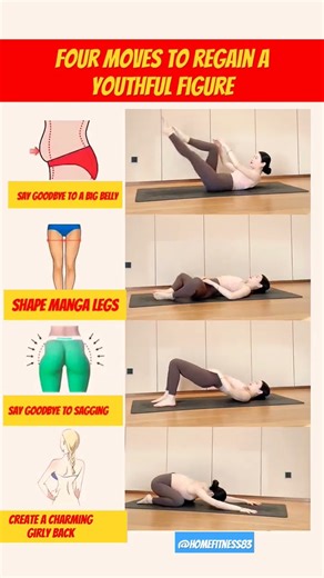 Practice these exercises before bed to develop a good habit These 4 movements#exercise#yoga#shorts