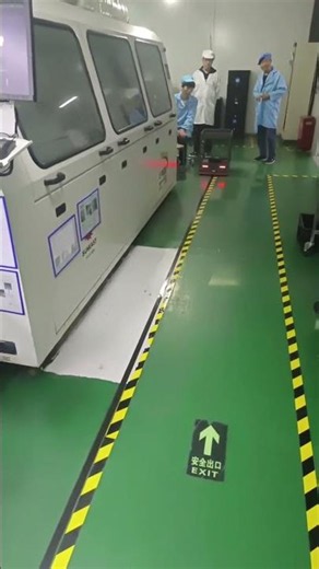A small robot keeping the factory moving. #agv #robot #automobile #machine #robotics #ai #arduino