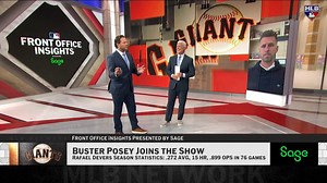 Buster Posey talks about the legendary play when he landed a throw into Jake Peavy's glove while he wasn't looking 😂 | MLB Network