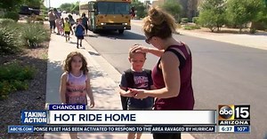 Parents: Kids struggling on bus with no A/C