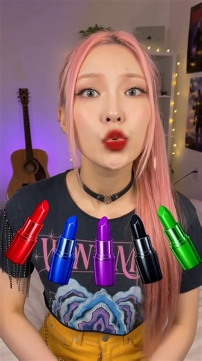 MIRA LIPSTICK COLOR CHECK 💄😍 #kpopdemonhunters #huntrix #kpop #makeup