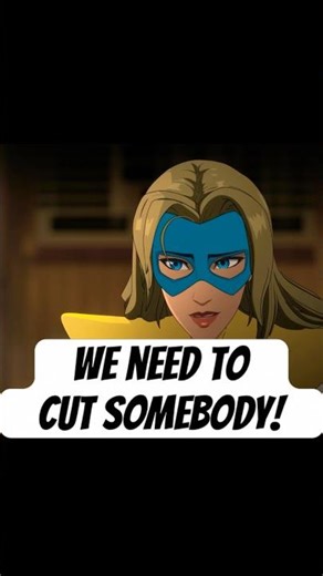 Blonde Blazer informs mecha man they need to make cuts to z team #indiegame #dispatch #dispatchgame