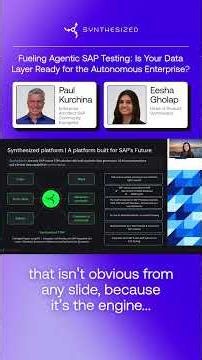 Synthesized Platform Built for SAP Testing Now Next and Future