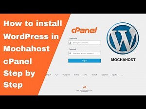 How To Install WordPress from cPanel Hosting | Mochahost Hosting (Step by Step Guide)