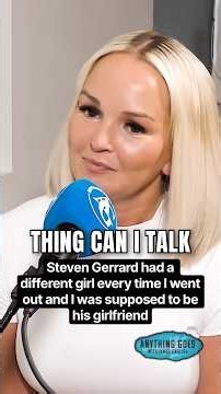Steven Gerrard had a different girl every time I went out and I was supposed to be his girlfriend