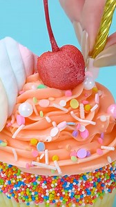 Adorable rainbow candy cupcake ideas