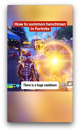 You can summon henchmen in Fortnite Chapter 7 Season 1