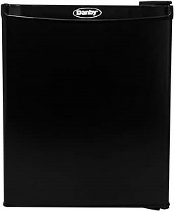 Danby DAR010A1BDB 1 Cu.Ft. Mini Fridge, For Desks, Work From Home Office, Bedroom, Bathroom, Small Compact Refrigerator In Black With Ultra Quiet Silencer