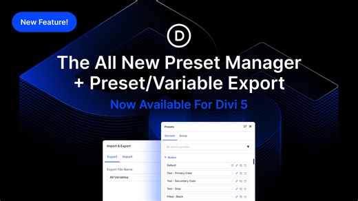 Preset Manager, Preset Preview   Preset/Variable Export!