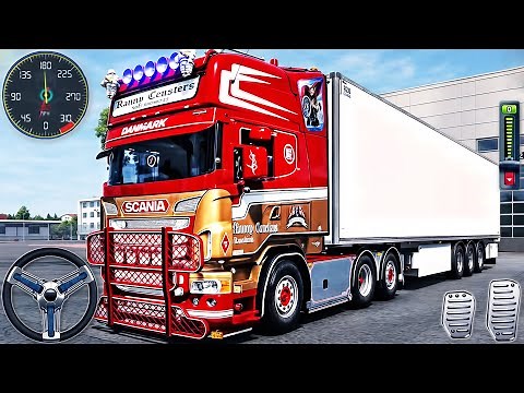 American Truck Cargo Trailer Driving 3D - Transporter Delivery Truck Simulator - Android GamePlay