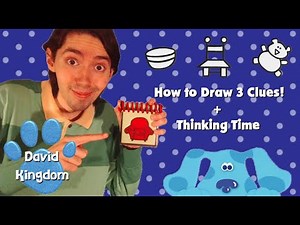 Blue's Clues: How To Draw 3 Clues! + Thinking Time - (What's Story Does Blue Wants to Play)