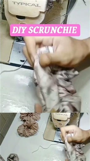 DIY SCRUNCHIE How to make a scrunchie #diy #tutorial