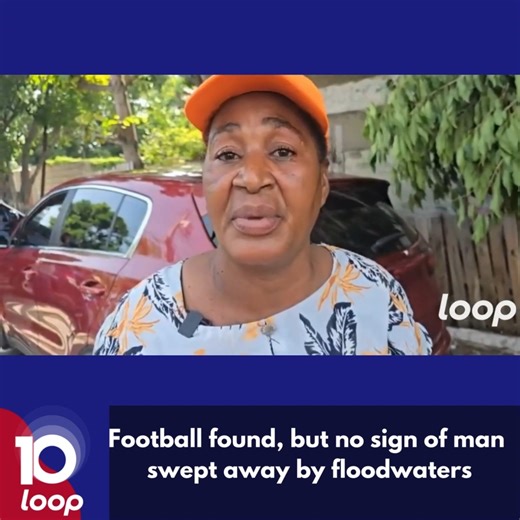 The football that Alrick Moncrieffe was trying to retrieve from a gully on Wednesday when he was reportedly swept away by floodwaters during the passage of Hurricane Beryl has been found. However, there is still no sign of the 26-year-old man. | Loop Jamaica