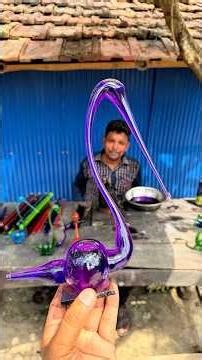 Amazing Bird Sculpture from Recycled Tube Lights I| step-by-step full making process.