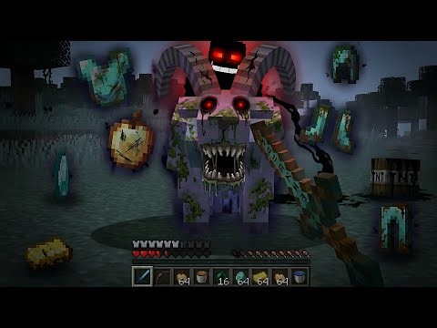 Horror Minecraft, But Mobs drop OP Loot
