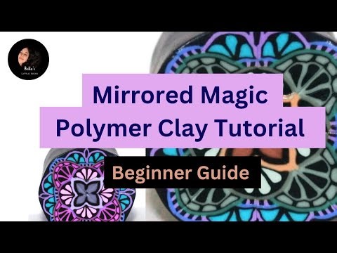 Mirrored Magic - Polymer Clay Tutorial | Beginner Guide | Small Business Ideas