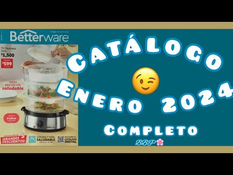 CATÁLOGO ENERO 2024, COMPLETO Betterware 🌸