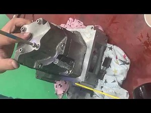 진공펌프 수리겸 궁금한 내부 구경. inside of vacuum pump /로터리 펌프(Oil Sealed Rotary Vane Pump)