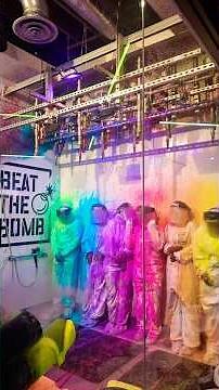 Houston’s Viral Paint Bomb Escape Room 🎨💣 Beat The Bomb