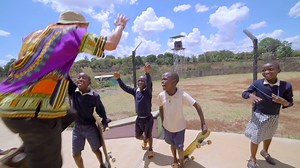 skate-aid activist Robin Finkbeiner @ the Skate-aid Shangilia Skatepark Nairobi - Kenya Filmed & Edited by Casper Haugegaard Music: "This is the day that the lord has made" performed by the Shangilia School Band | skate-aid