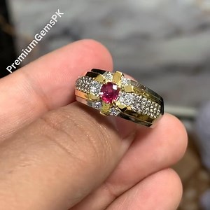 Natural African Ruby Handmade Sterling Silver 925 African Ruby Ring - Etsy