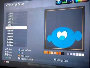 How to Create a Smurf playercard emblem in Call of Duty: Black Ops