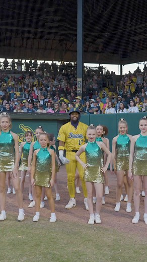 5.7M views · 78K reactions | Now leaaaaaaaaan and  #savannahbananas #bananaball #wop #dance #dancecompetition #baseball #reels | The Savannah Bananas | Facebook