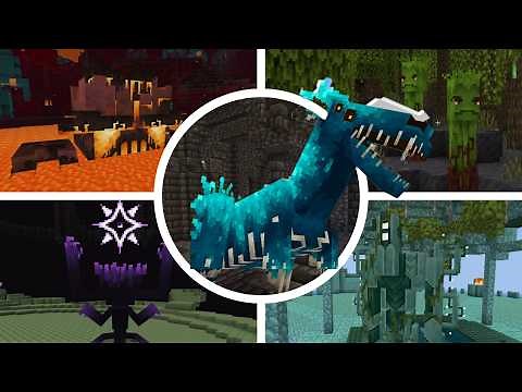 Monsters 1.2 Add-On - All Bosses | Minecraft Bedrock Add-On