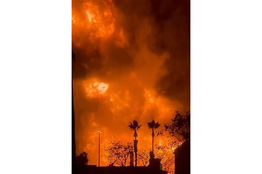 Oil refinery bursts into flames after huge explosion