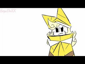 Olly doesn't scare Olivia. [Paper Mario: The Origami King]