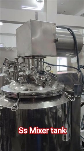 ss Mixer tank full install ready to use matrial