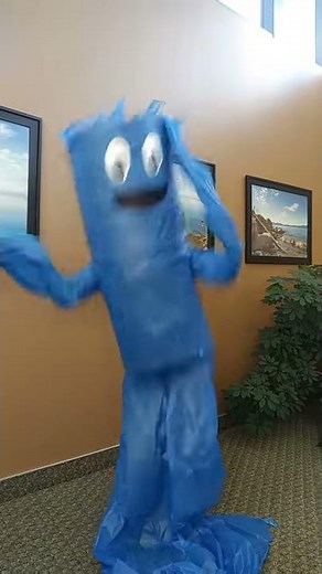 Inflatable Tube Man Air Dancer Halloween Costume