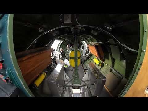 Touring inside a B-17!