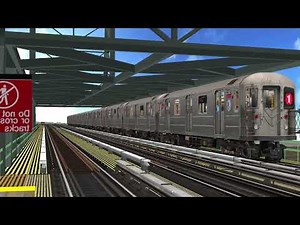 OpenBVE: R62A 1 Train Departing; Marble Hill-225 Street