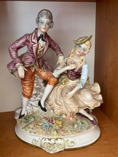Capodimonte N Italian Porcelain Figurine Victorian Style Couple 1960s-70s - Etsy Canada