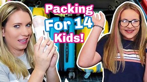 187K views · 5.9K reactions | Packing up a family of 18?!? Watch how we prepare our kids and teens to pack for Vacation for 14 kids!! Vacations take a lot of prep work and packing!! These our are best tips and tricks. | Crazy Pieces | Facebook