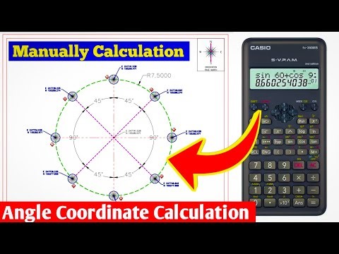 Surveying Coordinate System || Angle Coordinate Calculation