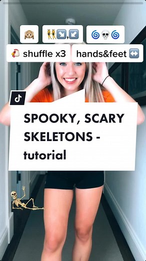 Spooky Scary Skeleton Dance Tutorial for Halloween 2020
