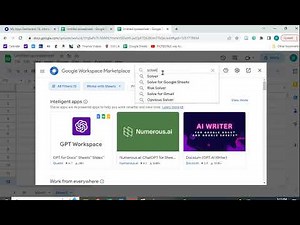 Using Solver in Google Sheets to find the Minimum Variance Portfolio