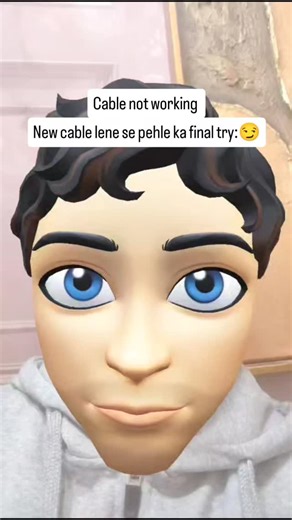 J-αtin on Instagram: "Usb cable not working 😏 New cable lene se pehle ka final try"