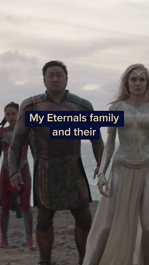 Fam flex 💪 @marvel Studios’ #Eternals is streaming on #DisneyPlus!