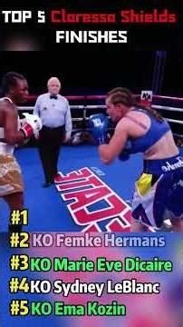 Claressa Shields FINISHES #mma #ufc #boxing#knockout