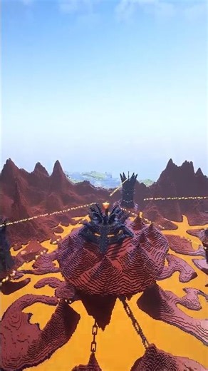 Minecraft Epic Lava Build Timelapse 🌋#minecraft#shorts