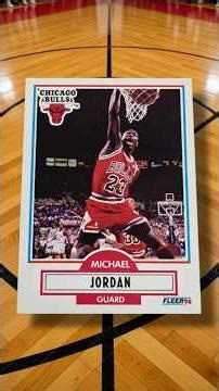 Self-Graded Sports Cards: 1990 Fleer Michael Jordan | #NBA #Shorts