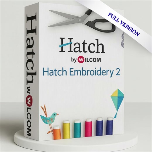 Hatch 2 Embroidery Software Full Version | Professional Digitizing & Design Tool | Lifetime Access - Etsy