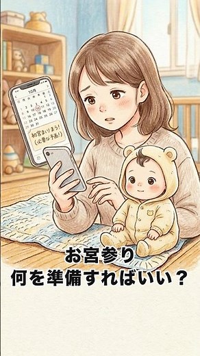 お宮参りの初穂料いくら？持ち物・流れまるわかり🌙 #shorts
