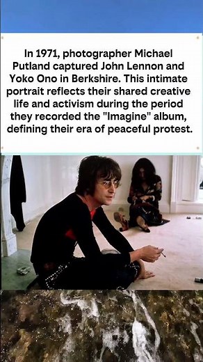 John Lennon and Yoko Ono in Berkshire 1971 🤍
